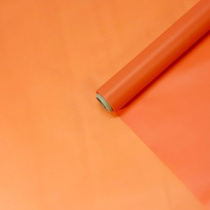 Матовая пленка на втулке однотонная 50 мкр 60 см*10 ярд ± 5% Оранжевый