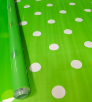 Пленка Шары салатовая 70см*10ярд ± 5%