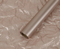 Упак. материал флористическая пленка с перламутровым эффектом, 50 мкр, 57 см х 10 м, жемчужно-бежевы Упак. материал флористическая пленка с перламутровым эффектом, 50 мкр, 57 см х 10 м, жемчужно-бежевы