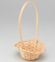 Корзина плетеная (бамбук) D15,5X12 H5 HH25,5, натуральный Корзина плетеная (бамбук) D15,5X12 H5 HH25,5, натуральный