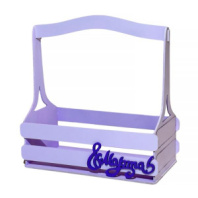 Декоративный ящик двухреечный прямоугольный С 8 Марта! 250*125 h255 Нежная-лаванда Декоративный ящик двухреечный прямоугольный С 8 Марта! 250*125 h255 Нежная-лаванда