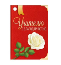 Бирка "Учителю с благодарностью" 63,472,00 (20 шт)											