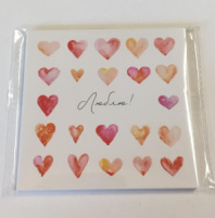 Открытка мини Люблю 01037 Открытка мини Люблю 01037