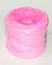 Рафия (лента) 1,5 мм*200 м малиновая