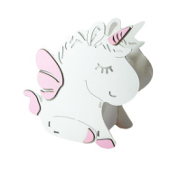 Кашпо деревянное для цветов и подарков "Единорог", розовый, 23х11х23 см Кашпо деревянное для цветов и подарков "Единорог", розовый, 23х11х23 см