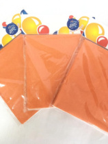 Салфетки однотонные, Оранжевые, 32*32 см, 20 шт