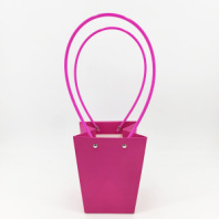 Пакет подарочный "Мастхэв", 12х8х12,5 см, малиновый