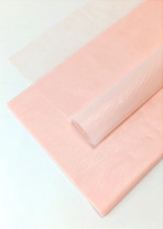 Упаковочный материал "Криспи", 30г/м, 60*60 см, 20 листов, персиковый Упаковочный материал "Криспи", 30г/м, 60*60 см, 20 листов, персиковый