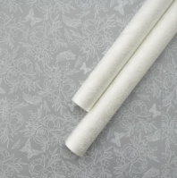 Пленка матовая "Контурные пионы" белый 60см,50мкм,10м Пленка матовая "Контурные пионы" белый 60см,50мкм,10м