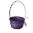 Корзина плетеная (бамбук) D21H10*HH34 фиолетовый