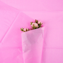 Бумага тишью 50*70см Ярко-розовый 40 листов