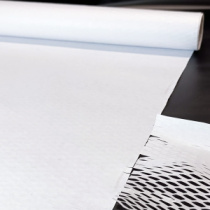 Бумага упаковочная "Соты" 80гр 50см5ярд цв белый 