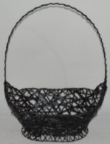 Корзина плетеная (ива), 50*30H16/60, 1 шт., черный Корзина плетеная (ива), 50*30H16/60, 1 шт., черный