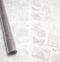 Пленка Марки серебро 70см*10ярд ± 5%