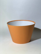 Конус под цветы 11,5*17*12 .оранжевый