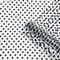 Пленка Крафтовый горох черный 70см*200гр. ± 5% Пленка Крафтовый горох черный 70см*200гр. ± 5%