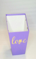 Трапеция со спинкой 210*120*70 с тиснением "Love" светло-фиолетовый Трапеция со спинкой 210*120*70 с тиснением "Love" светло-фиолетовый