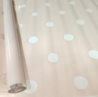 Пленка Шары кофе с молоком 70см*10ярд ± 5%