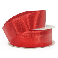 Лента декоративная "Металл" 35mm*10 ярд рубин Лента декоративная "Металл" 35mm*10 ярд рубин