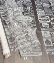 Пленка Газета винтажная белая 70см*10ярд ± 5% Пленка Газета винтажная белая 70см*10ярд ± 5%