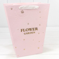 Пакет подарочный "Ваза для цветов" 25*30*16 260г "Flower Garden" Розовый Пакет подарочный "Ваза для цветов" 25*30*16 260г "Flower Garden" Розовый