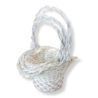 Набор корзин ива 43*35*17/57/22, 37*28*20/52/17, 33*24*17/44/11 см, 3шт, белый/св.розовый