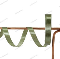 Лента атласная,12mmx25yards, цв. хаки Лента атласная,12mmx25yards, цв. хаки