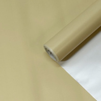 Пленка матовая Корея двухсторонняя бежевый/белый перламутр 48см*13м±5% 50мкр