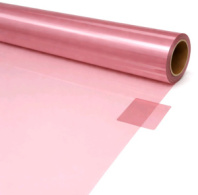 Пленка "CRISTAL",  60см*30м, цв. розовый