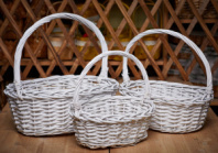 Набор корзин овальные 3 шт,L: 40*32 см,M: 34*26*12H*33HH,S: 29*21*11H*28HH