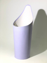 Конус под цветы с высокой спинкой 10*14*33,5 .светло-сиреневый
