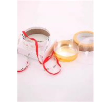 Коробка акриловая с ящиком, 14,5.*14.5*16см, белый