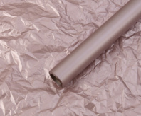 Упак. материал флористическая пленка с перламутровым эффектом, 50 мкр, 57 см х 10 м, св.коричневый Упак. материал флористическая пленка с перламутровым эффектом, 50 мкр, 57 см х 10 м, св.коричневый