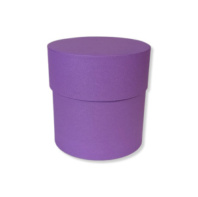Коробка круглая 10*10 .светло-фиолетовый