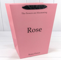 Пакет подарочный "Rose" Розовый 30*34*20 Пакет подарочный "Rose" Розовый 30*34*20