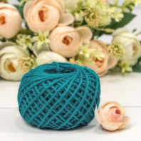 Бечёвка из льна 1,5мм*50м двухслойная Синий 1/12 1/120