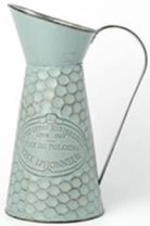 Декоративное кашпо-кувшин 22,5X16XH32, металл