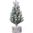 Изделие декоративное "Ель заснеженная на пенечке" H15 см