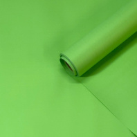 Пленка матовая Корея однотонная двухсторонняя лайм 48см*10м±5% 50мкр