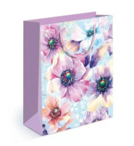 Пакет подарочный "Сиреневый цветы" Пакет подарочный "Сиреневый цветы"