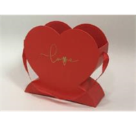 Коробка подарочная Сердце, 22,5*9*23,4cm, красный
