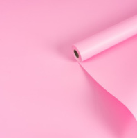 Пленка  матовая плотная "ФЛОРАНС" 57см*30м нежно-розовый