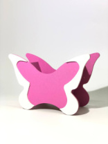 Кашпо Бабочка (230*150*80) розовый Акция