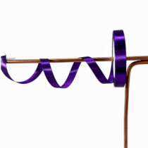 Лента атласная,10mmx25yards, цв. фиолетовый