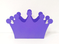 Кашпо Корона (150*240*80) фиолетовый Акция