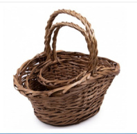 Набор корзин из ивы 3шт.50*33*Н23*16НН44/40*26*Н38*18/31*222*Н33*15 см
