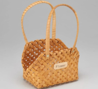 Корзина плетеная (секвойя), 25x15x8x16/30 см. 1 шт., натуральный Корзина плетеная (секвойя), 25x15x8x16/30 см. 1 шт., натуральный