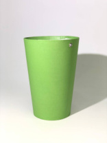 Конус под цветы 10*14*20 .салатовый