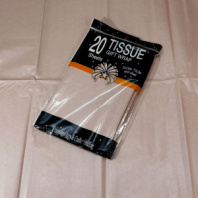 Тишью Бумага, фольгированная 28 грамм, 20 листов в упаковке, 50х70cm, цв. Мокко