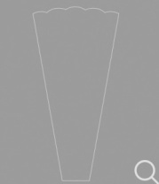 Конус 15/50 прозрачный/прозрачный (100шт уп)